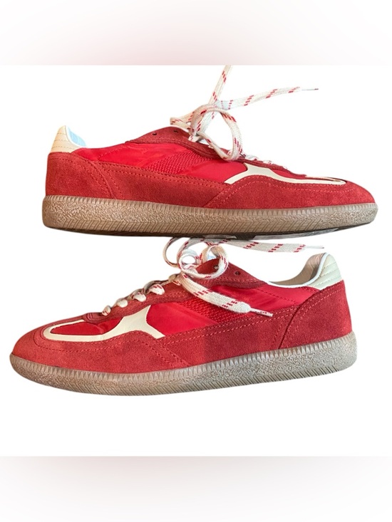 Alohas 490 Rife Suede Leather & Nylon Lace-Up Low Top Sneakers, Size 7-7.5 - Picture 6 of 6